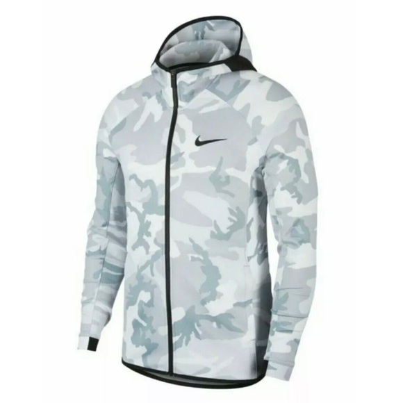 Nike Therma Flex Showtime White Camo Hoodie Men Size M